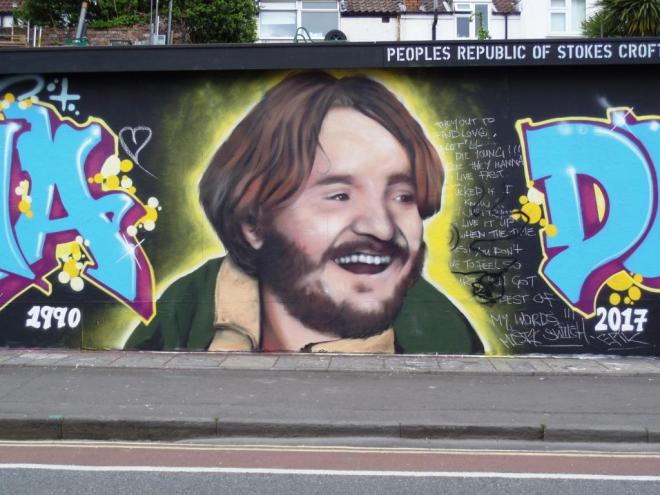 The Paintsmiths and Ryder tribute to Raphael Dufresne, Jamaica Street, Bristol, April 2017