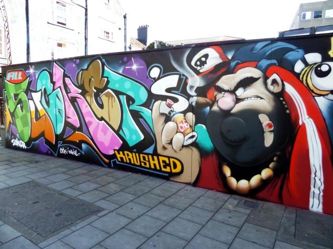 Soker and Cheo, Stokes Croft, Bristol, July 2017