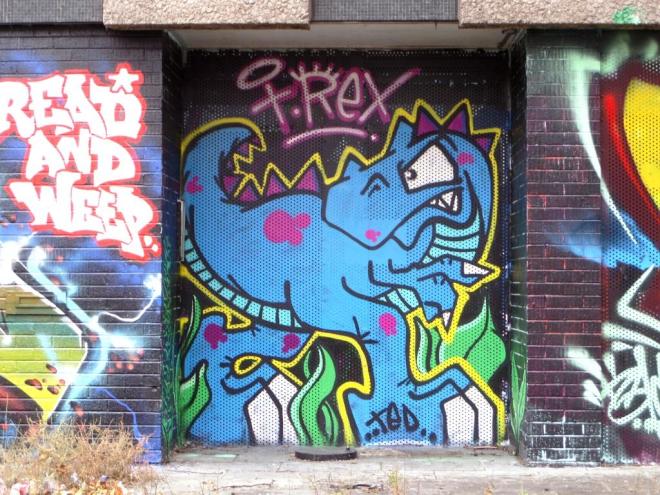 T Rex, Upper York Street, Bristol, June 2017