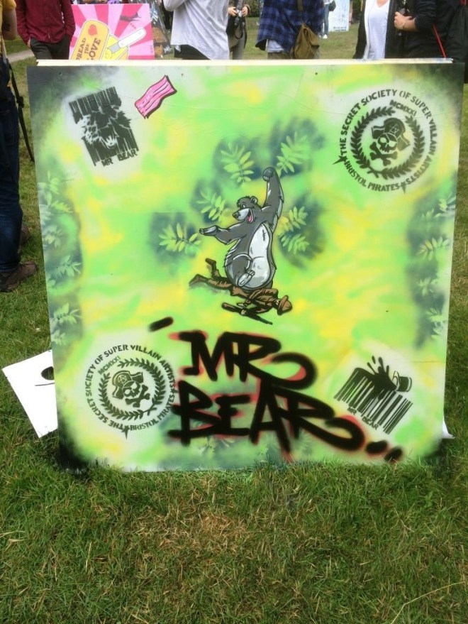 Mr Bear, Upfest, Bristol, July 2016
