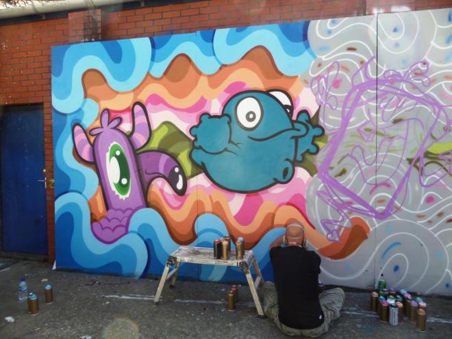 Nol and Edo Rath, Upfest, Bristol, July 2016