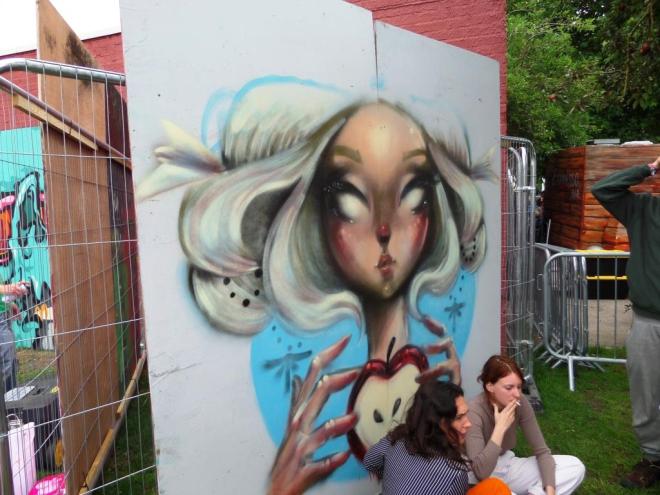 Aintzane Crucet, Upfest, Bristol, July 2017