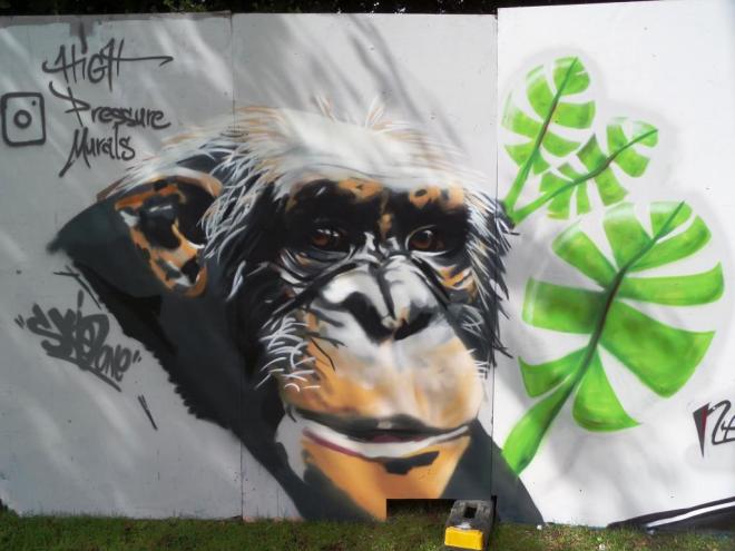 Skie One and Nesr, Upfest, Bristol, July 2017