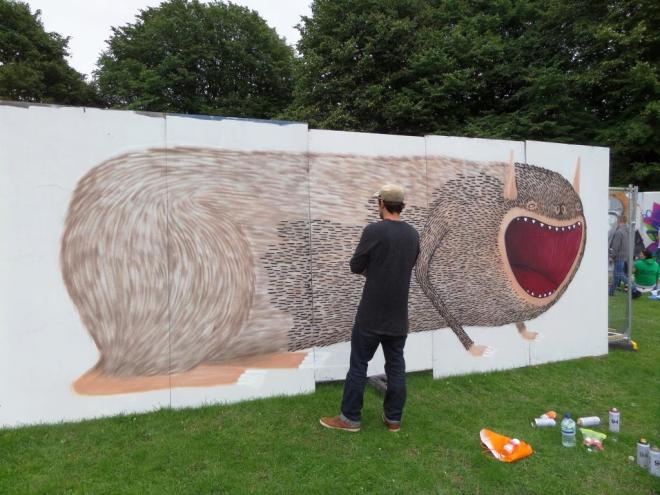 Bisser, Upfest, Bristol, July 2017