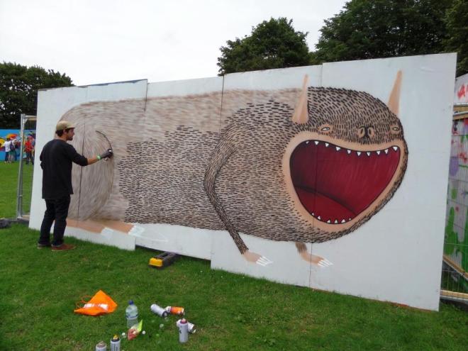 Bisser, Upfest, Bristol, July 2017