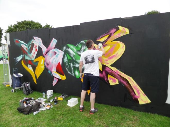 Ebee, Upfest, Bristol, July 2017