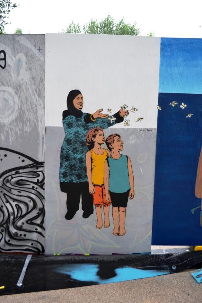 Joan Aguilo, Upfest, Bristol, July 2017