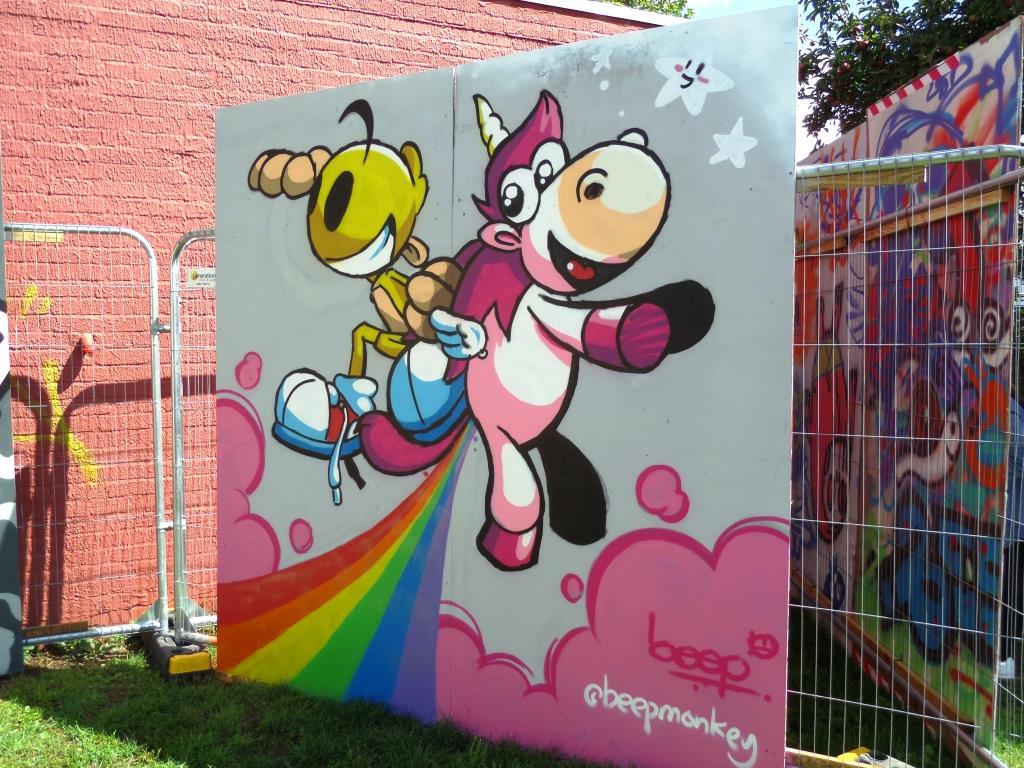 Beep Monkey, Upfest, Bristol, July 2017