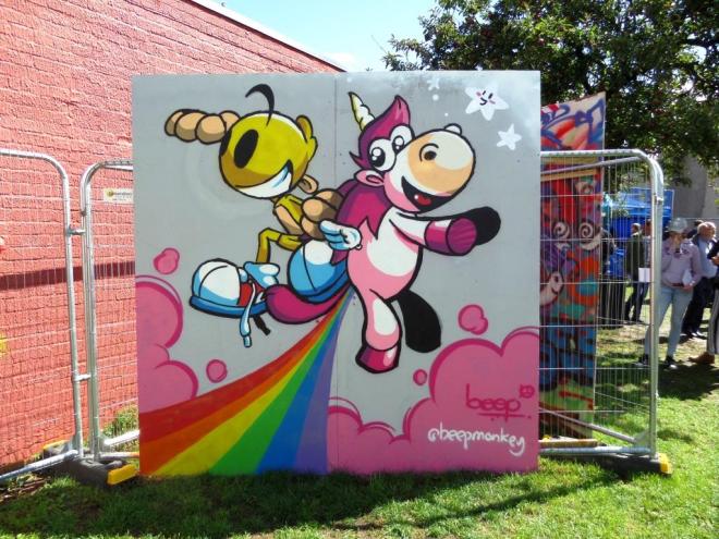 Beep Monkey, Upfest, Bristol, July 2017