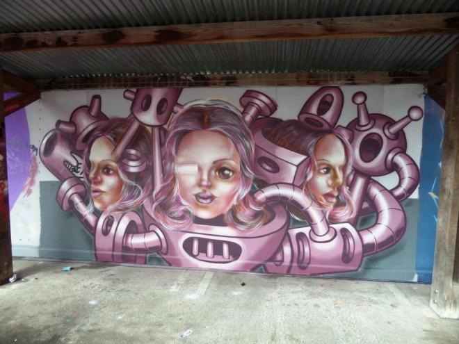 Caro Pepe and Age Age, Upfest, Bristol, July 2017