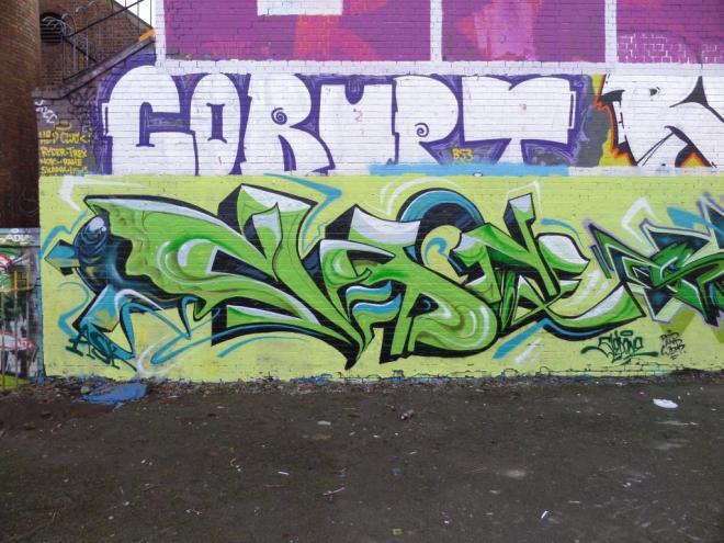 Sled One and Smak, Dean Lane, Bristol, January 2016