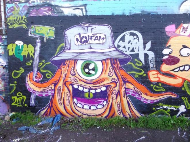 NEVERGIVEUP, Dean Lane, Bristol, October 2017