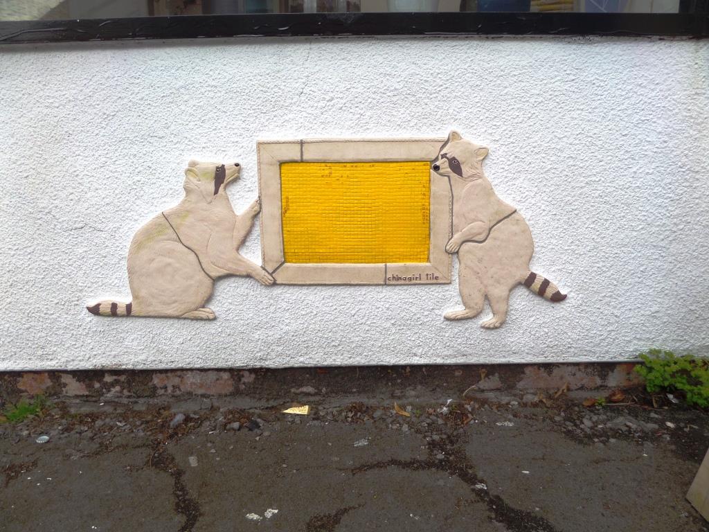 Chinagirl Tile and Angus, Upfest, Bristol, August 2017