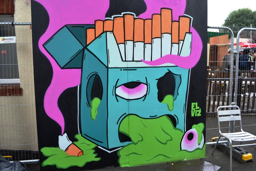 El.Viz, Upfest, Bristol, July 2017