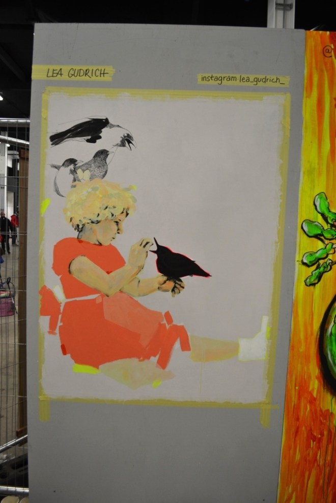 Lea Gudrich, Upfest, Bristol, July 2017