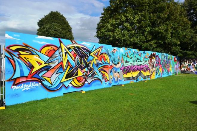 RAW wall, Upfest, Bristol, July 2017