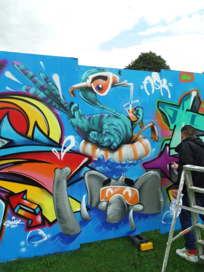 Sled One, Upfest, Bristol, July 2017