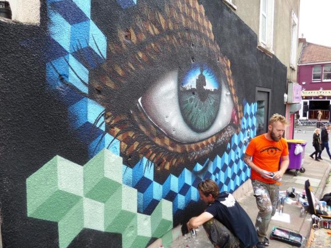 My Dog Sighs and Snub23, Upfest, Bristol, July 2017