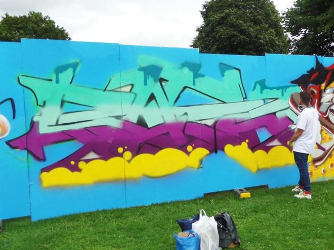 Rusk, Upfest, Bristol, July 2017