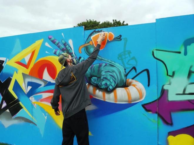 Sled One, Upfest, Bristol, July 2017