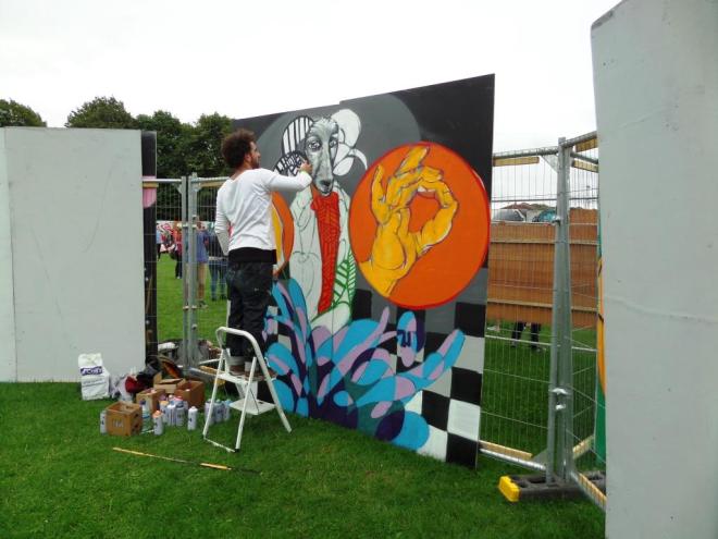 Oze Arv, Upfest, Bristol, July 2017