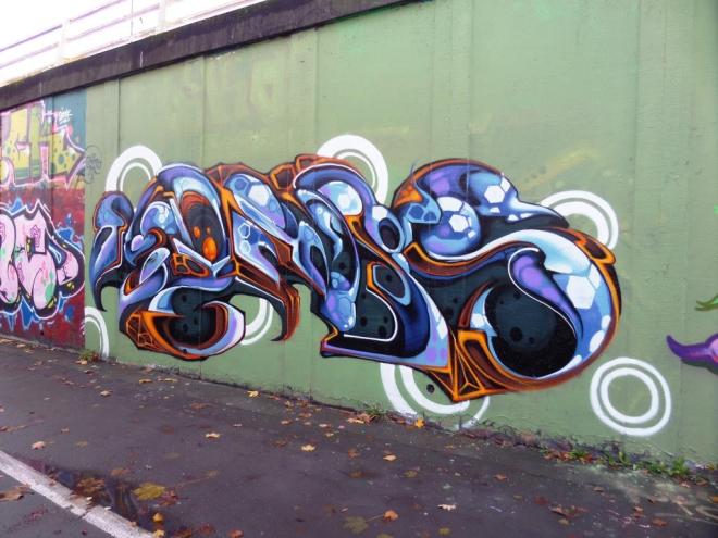 Ments, M32 roundabout, Bristol, November 2017