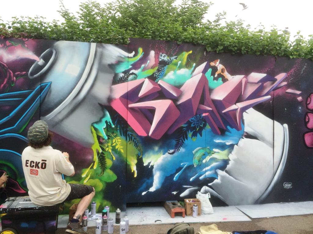 Gage Graphics, Upfest, Bristol, July 2016