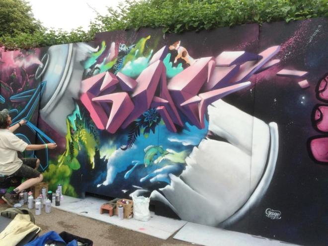 Gage Graphics, Upfest, Bristol, July 2016