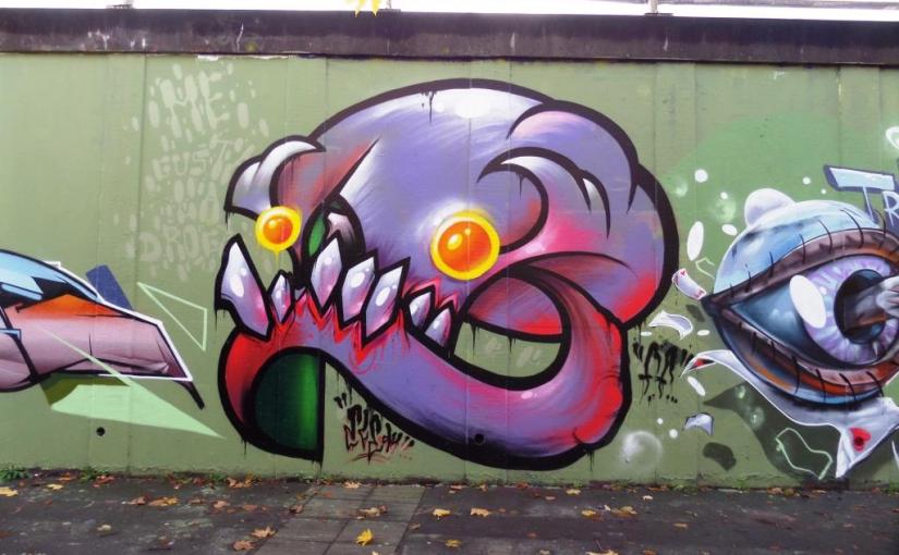 Eleduworks, M32 roundabout, Bristol, November 2017