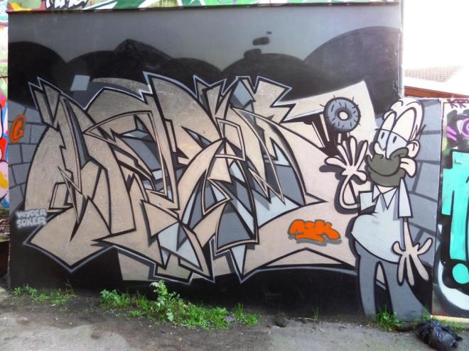 Deamze, M32 cycle path, Bristol, October 2017