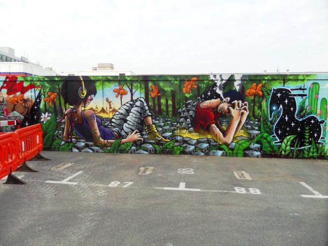 Silent Hobo, Lower Approach Road, Bristol, November 2017