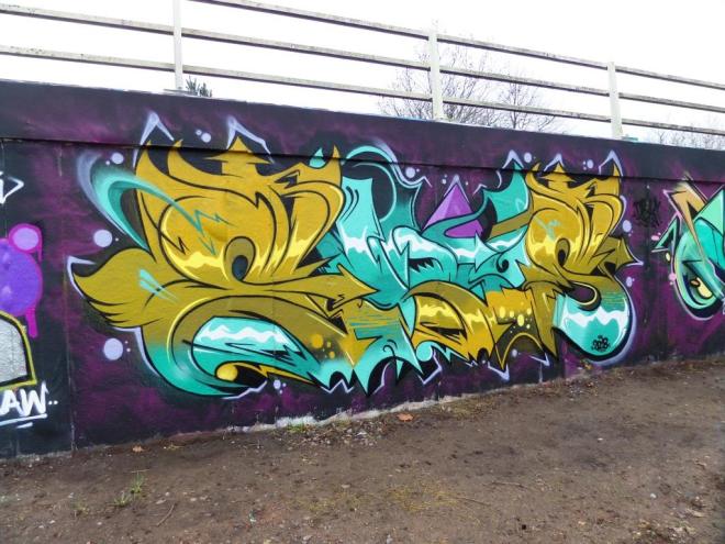 Elvs, M32 roundabout, Bristol, January 2017