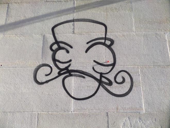 Unknown tagger, Prince Street, Bristol, December 2018