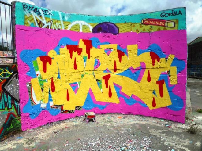 Biers, Dean Lane skatepark, Bristol, July 2017