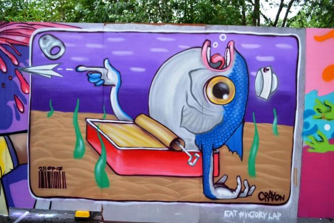 Kid Crayon, Upfest, Bristol, July 2017