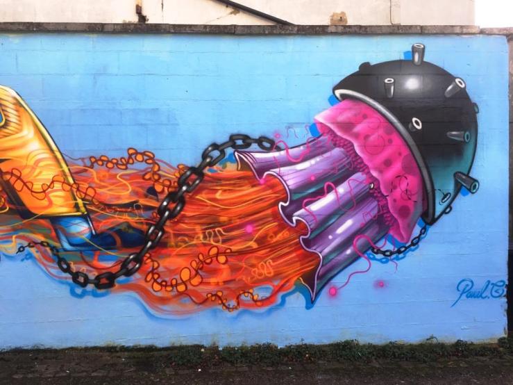 Sepr and 3Dom, Princes' Place, Bristol, February 2018