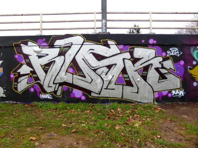 Rusk, M32 roundabout, Bristol, January 2018