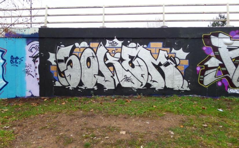 Soker, M32 roundabout, Bristol, January 2018