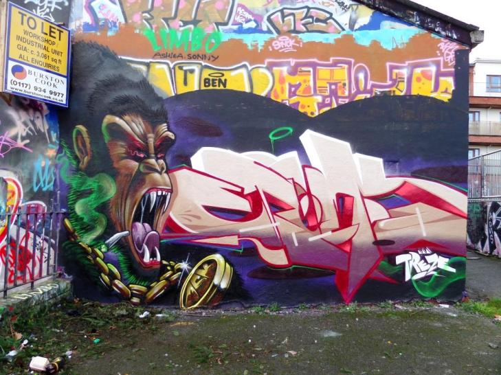 3Dom and Epok, Dean Lane, Bristol, January 2018