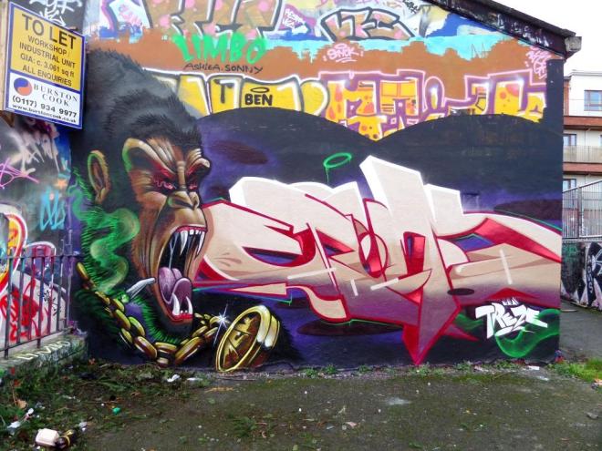 3Dom and Epok, Dean Lane, Bristol, January 2018