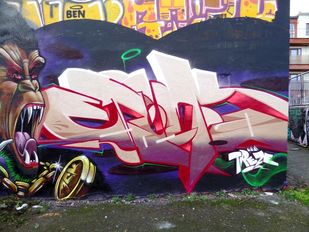 3Dom and Epok, Dean Lane, Bristol, January 2018