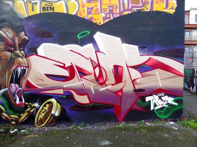 3Dom and Epok, Dean Lane, Bristol, January 2018