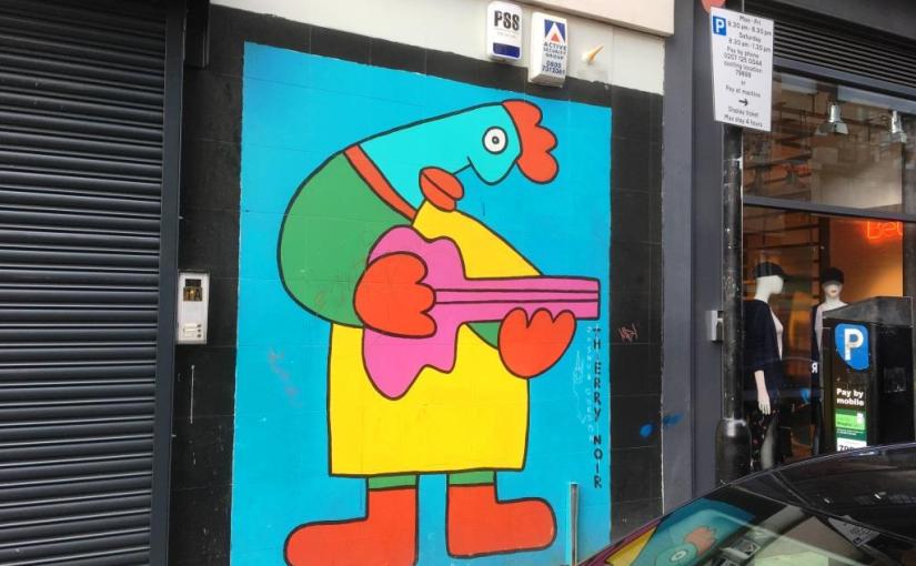 Thierry Noir, Shoreditch, London, February 2018