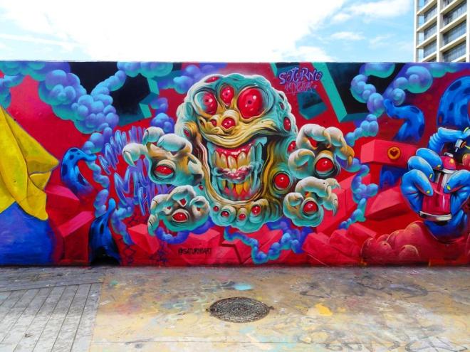 Saturno, Jardins de les Tres Xemeneies, Barcelona, March 2018