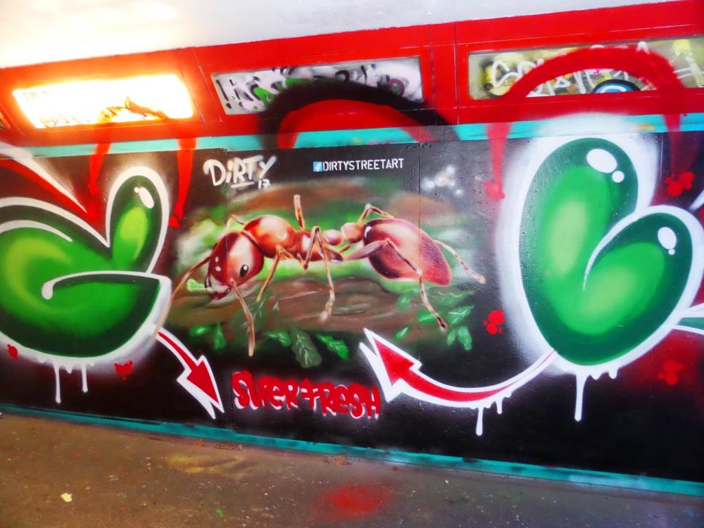 Decay and Dirtystreetart, The Bearpit, Bristol, November 2017