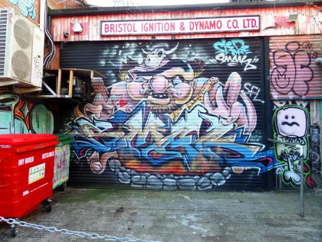 Sled One and Smak, Moon Street, Bristol, April 2016