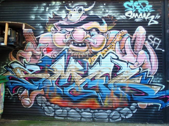 Sled One and Smak, Moon Street, Bristol, April 2016