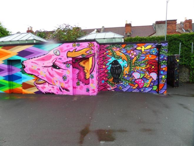 Paul Monsters and Loch Ness, Upfest, Bristol, July 2017