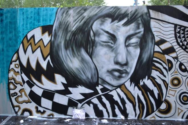 Nino Werner, Javi, David Schumann, Upfest, Bristol, July 2017