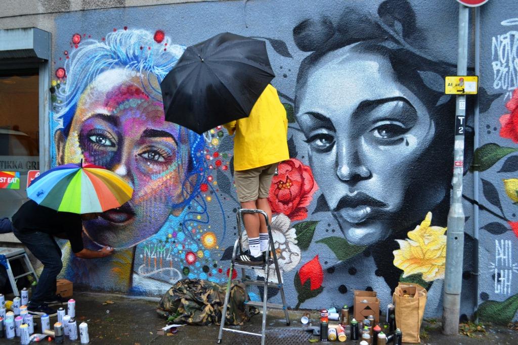 N4T4 and Philth, Upfest, Bristol, July 2017